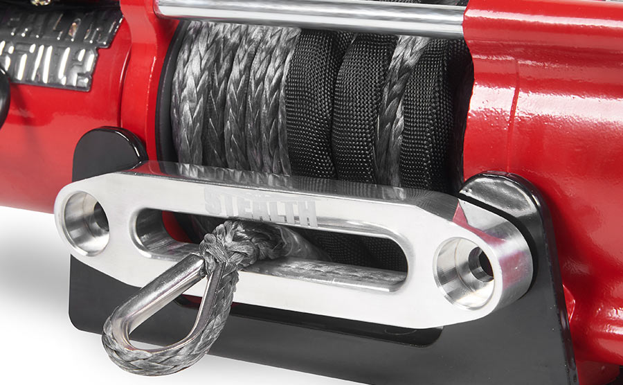 Stealth 4500lb Winch - Synthetic Rope