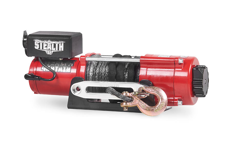 Stealth 4500lb Winch - Synthetic Rope