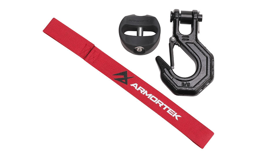 Armortek Black Hook Kit for 8 to 11mm Rope - MBL 10,000kg