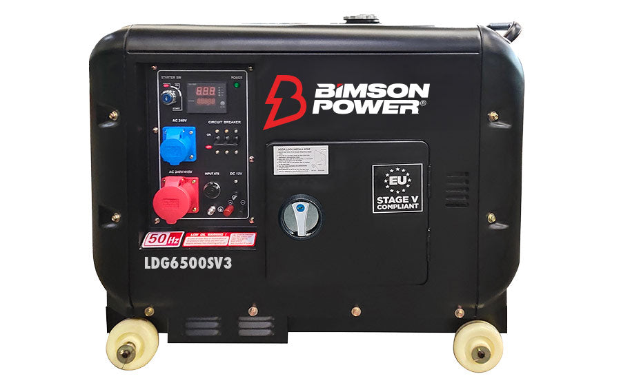 Bimson Power 6.25 kVa Diesel Generator 3 Phase - Electric Start