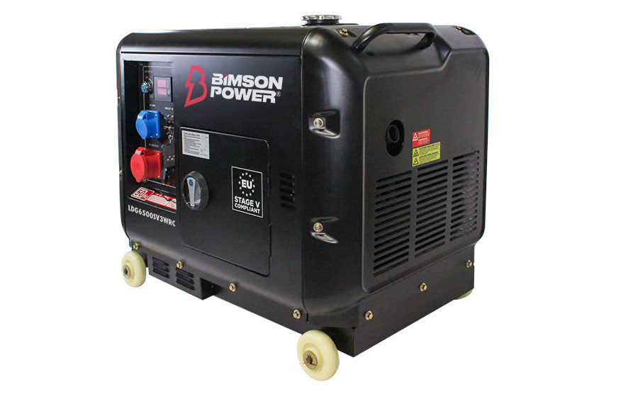 Bimson Power 6.25 kVa Diesel Generator 3 Phase - Wireless Remote Start