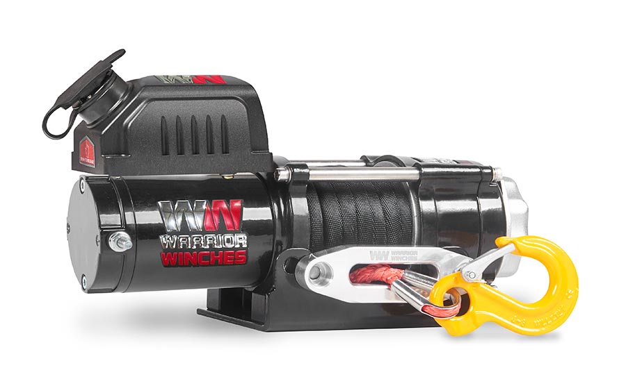 Warrior Ninja 2500lb Winch - 24v Synthetic Rope