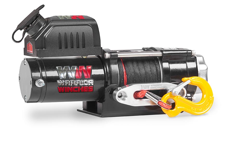 Warrior Ninja 3500lb Winch - 12v Synthetic Rope