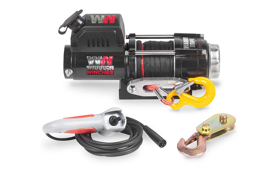 Warrior Ninja 3500lb Winch - 12v Synthetic Rope