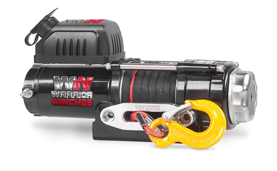 Warrior Ninja 3500lb Winch - 12v Synthetic Rope