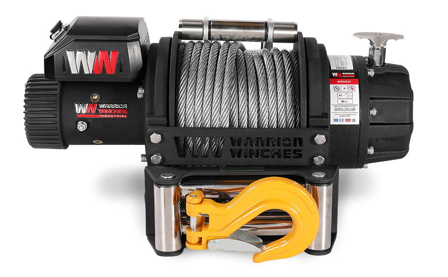 Warrior 8000EN Winch - Extended Drum