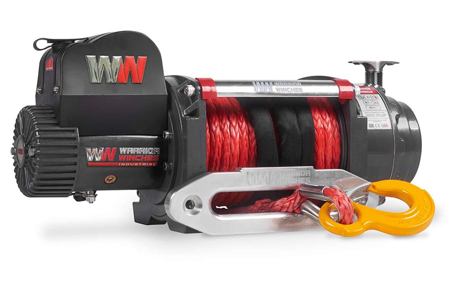 Warrior Samurai 20000lb Winch - 24v Synthetic Rope