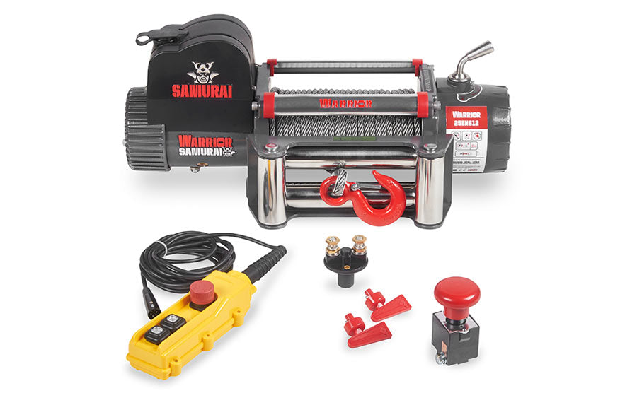 Warrior 12v 2500EN Winch