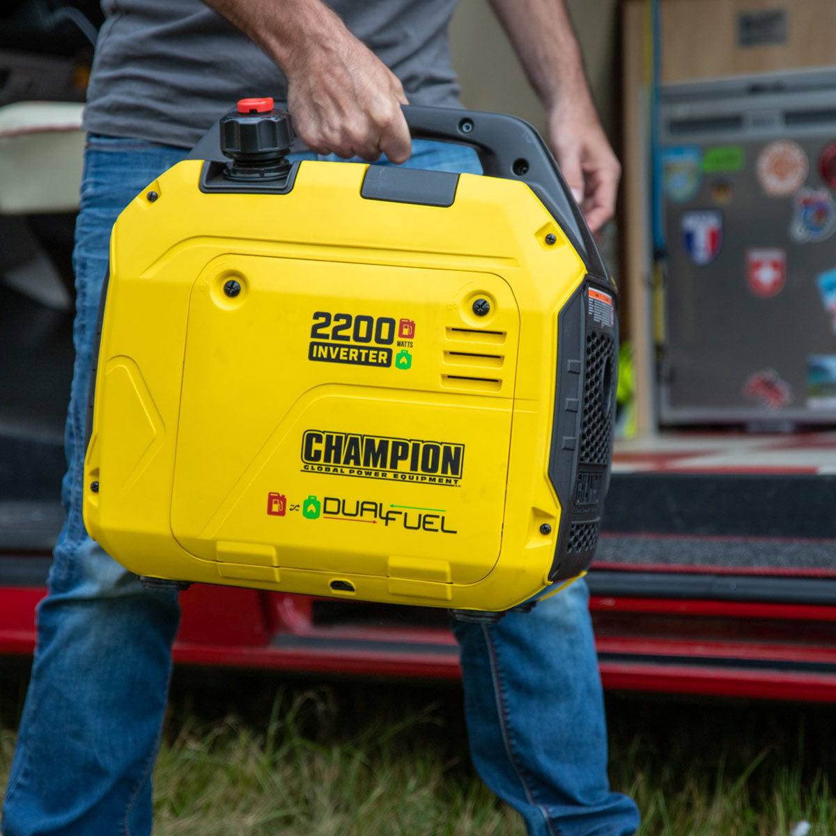 Dual fuel deals portable generator